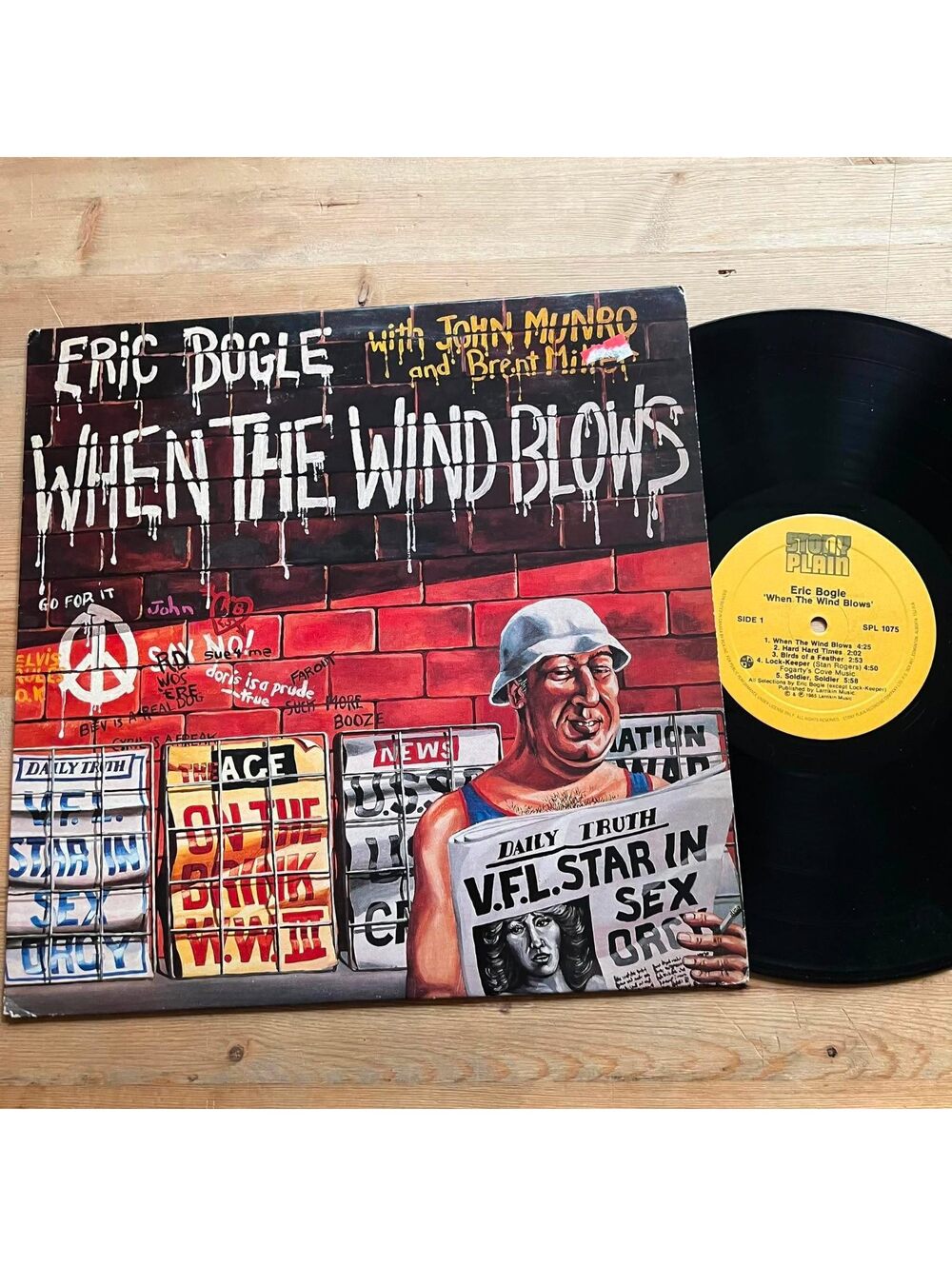 Eric Bogle - When the Wind Blows 33rpm VG+ VR22
